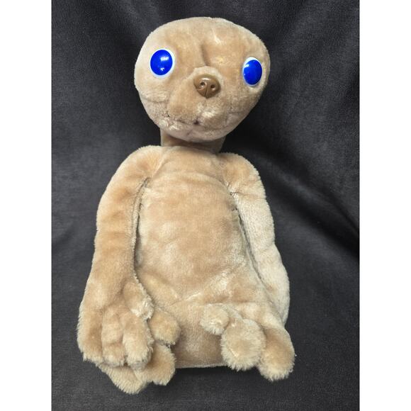 Vintage KAMAR ET Plush Stuffed Animal Retro 80s Collectable Extra Terrestrial TV - Picture 9 of 14